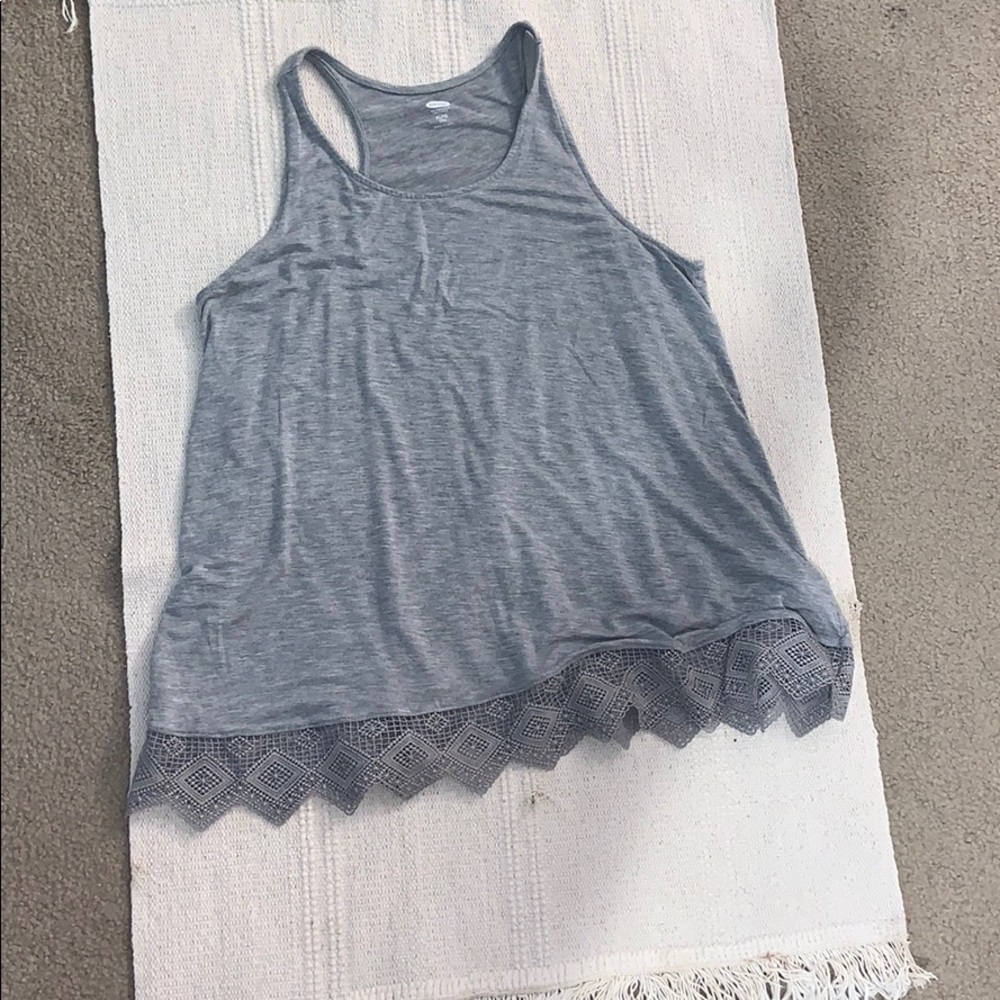 Old navy grey tank top!